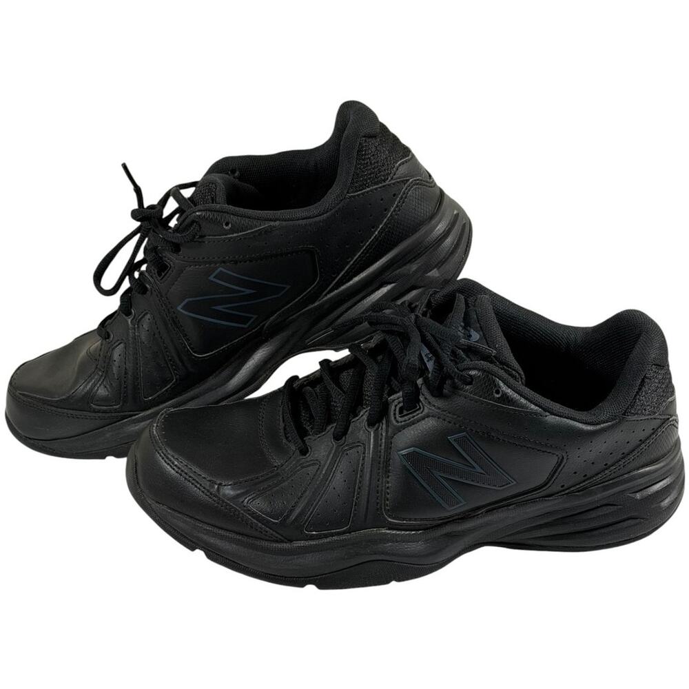 New Balance 409 Walking Shoes, Men’s 10.5, Black, Leather, Casual, Comfort
